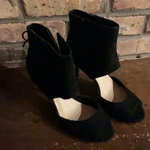 Nine West open toe booties